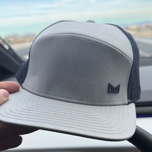 Gray and Black Men's Hat